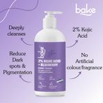 Buy BAKE 2% Kojic Acid Body Wash for Pigmentation, Dark Spots & Tan Removal with Glycolic Acid & Alpha Arbutin 250ml - Purplle