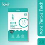 Buy BAKE 2% Salicylic Acid Pimple Patches for Active Acne (36 Patch) | With Hydrocolloid Waterproof Patches - Purplle