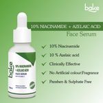 Buy BAKE 10% Niacinamide + Azelaic Acid Face Serum for Acne Marks, Dark Spots & Open Pores | Reduces Active Acne, Blemishes 30ml - Purplle
