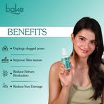 Buy BAKE 8% Glycolic Acid Overnight Peeling Serum with Lactic Acid | Improve Uneven Skin Tone, Pigmentation Solution, Unclogs Pores, Reduces Blackheads 30ml - Purplle