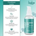 Buy BAKE 8% Glycolic Acid Overnight Peeling Serum with Lactic Acid | Improve Uneven Skin Tone, Pigmentation Solution, Unclogs Pores, Reduces Blackheads 30ml - Purplle