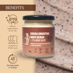 Buy BAKE 2% Kojic Acid Coffee Smoothie Body Scrub For Pigmentation & Strawberry Skin | Tan Removal, Skin Exfoliation & Whitening 150 gm - Purplle