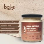 Buy BAKE 2% Kojic Acid Coffee Smoothie Body Scrub For Pigmentation & Strawberry Skin | Tan Removal, Skin Exfoliation & Whitening 150 gm - Purplle