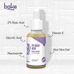 Buy BAKE 2% Kojic Acid Face Serum with Niacinamide & Glycolic Acid for Pigmentation, Dark Spots & Circles, Tan Removal 30ml - Purplle