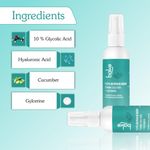 Buy BAKE 10% Glycolic Acid Toner with Hyaluronic Acid for Pigmentation, Tan Removal & Pore Tightening | For Combination skin, Oily, Acne Prone skin 100ml - Purplle