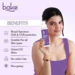 Buy BAKE 2% Kojic Acid Sunscreen SPF 70 PA+++ with Alpha Arbutin & Niacinamide for Pigmentation, Dark Spots & Tan Removal 100 gm - Purplle