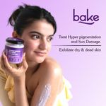 Buy BAKE 2% Kojic Acid Lavender Smoothie Body Scrub For Pigmentation & Strawberry Skin | Tan Removal, Skin Exfoliation & Whitening 150 gm - Purplle