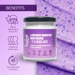 Buy BAKE 2% Kojic Acid Lavender Smoothie Body Scrub For Pigmentation & Strawberry Skin | Tan Removal, Skin Exfoliation & Whitening 150 gm - Purplle