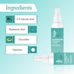 Buy BAKE 5% Glycolic Acid Toner with Hyaluronic Acid for Pigmentation, Tan Removal & Pore Tightening | For Combination skin, Oily, Acne Prone skin 100ml - Purplle