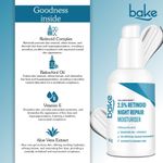 Buy Bake Retinol Night Cream With 2.5% Retinoid For Anti Aging, Pigmentation Fine Lines & Wrinkles 60 gm - Purplle