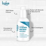 Buy Bake Retinol Night Cream With 2.5% Retinoid For Anti Aging, Pigmentation Fine Lines & Wrinkles 60 gm - Purplle