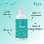 Buy BAKE 2% Lactic & Glycolic Acid Body Wash for Tan Removal, Strawberry & Uneven Skin 250ml - Purplle