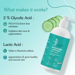 Buy BAKE 2% Lactic & Glycolic Acid Body Wash for Tan Removal, Strawberry & Uneven Skin 250ml - Purplle