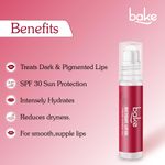 Buy BAKE 1% Kojic Acid Beetroot Tinted Lip Balm Oil for Dark & Pigmented Lips with SPF 25 & Alpha Arbutin 15 gm - Purplle