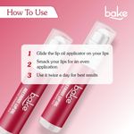 Buy BAKE 1% Kojic Acid Beetroot Tinted Lip Balm Oil for Dark & Pigmented Lips with SPF 25 & Alpha Arbutin 15 gm - Purplle