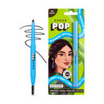 Buy SUGAR POP Brow Shaper 01 Smokey - 0.3 gms - Longwearing | Transfer-proof | Water-resistant | Built-in spoolie | Easy-to-use | Dual-ended brow shaper - Purplle