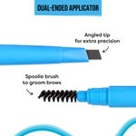 Buy SUGAR POP Brow Shaper 02 Ebony - 0.3 gms - Longwearing | Transfer-proof | Water-resistant | Built-in spoolie | Easy-to-use | Dual-ended brow shaper - Purplle