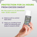 Buy Sanfe Zero Sweat Underarm Lightening Roll On with Glycolic Acid, Lactic Acid & Salicylic acid for Women | For Underarms | Lightens & Remove Pigmentation | Deodorant for Underarms | Glycoclear Technology | Men & Women, 50 ml - Purplle