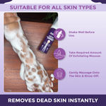 Buy Sanfe Instant Dead Skin Removal Exfoliating Mousse | Visibly Removes Tan, Exfoliation in Minutes | For Smooth & Bright Skin | 60 ml - Purplle