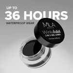 Buy MILA BEAUTE Wink Artist Gel Liner 2in1 With Brush Waterproof Eyeliner Upto 36hrs - Brown (4 gm) - Purplle