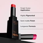 Buy MILA BEAUTE Pro Mattes Lipstick Luxurious Creamy Matte Texture - 16 Damini (4.2 gm) - Purplle