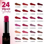 Buy MILA BEAUTE Pro Mattes Lipstick Luxurious Creamy Matte Texture - 16 Damini (4.2 gm) - Purplle