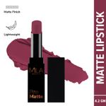 Buy MILA BEAUTE Pro Mattes Lipstick Luxurious Creamy Matte Texture - 21 Begumjaan (4.2 gm) - Purplle