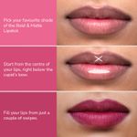 Buy MILA BEAUTE Bold & Matte Lipstick Soft Matte Finish - 3 Fiery Fashion (4.2 gm) - Purplle