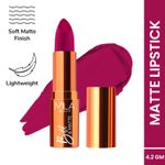 Buy MILA BEAUTE Bold & Matte Lipstick Soft Matte Finish - 12 Soul Kiss (4.2 gm) - Purplle