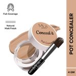 Buy MILA BEAUTE Conceal It Pot Concealer With SPF 15 & Vitamin-E Light Weight & Full Coverage Concealer - Hazelnut (4 gm) - Purplle