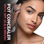 Buy MILA BEAUTE Conceal It Pot Concealer With SPF 15 & Vitamin-E Light Weight & Full Coverage Concealer - Hazelnut (4 gm) - Purplle