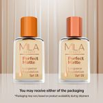 Buy MILA BEAUTE Perfect Matte Longwear Foundation SPF15 Smooth Matte Finish - Skin (30 ml) - Purplle
