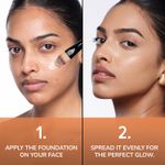 Buy MILA BEAUTE Longwear Weightless Foundation Matte Finish SPF15 - 302 Soft Tan (30 ml) - Purplle