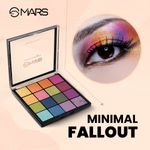 Buy MARS Highly Pigmented Mesmereyes Smoky Eyes, 16-Color Eyeshadow Palette | Multicolor | Matte Finish | Shimmery Eye Shadow Palette (20.8 gm) (02-Multicolor) - Purplle