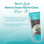 Buy Olivia Oil Reduction Face Wash with Charcoal Neem and Green Tea Extracts, Paraben Free (100 ml) - Purplle
