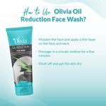 Buy Olivia Oil Reduction Face Wash with Charcoal Neem and Green Tea Extracts, Paraben Free (100 ml) - Purplle
