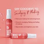 Buy Olivia Smudgeproof Makeup Fixer, Long lasting Misty Finish Professional Makeup Fixer Spray, Quick Dry Makeup Setting Spray - Paraben Free (50 ml) - Purplle