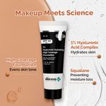 Buy The Derma Co.1% Hyaluronic Hydrating High Coverage Foundation With SPF 40 PA+++ for 12 Hour Long Stay & 12 Hour Oil Control | For All Skin Types & Even Skin 05 Peach Shade - 18ml - Purplle