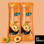 Buy Joy Hair Fruits Long & Silky Conditioning Shampoo Enriched with Apricot & Peach (Pack of 2 X 340ml) - Purplle