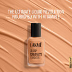 Buy Lakme FOREVER MATTE FOUNDATION for Superior Coverage, Vit E, lightweight - Natural Shell, 27 ml - Purplle