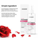 Buy AromaMusk 100% Organic & Natural Premium Rose Water For Face & Skin (100 ml) (No Alcohol, Chemical & Paraben Free) - Purplle