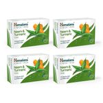Buy Himalaya Neem & Turmeric Soap (125 gm x 4 N) - Save Rs.35 OFF (On Pack) - Purplle
