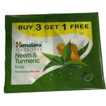 Buy Himalaya Neem & Turmeric Soap (125 gm x 4 N) - Save Rs.35 OFF (On Pack) - Purplle