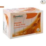 Buy Himalaya Almond & Rose Soap (125 gm x4 N) - Super Save Rs.35 OFF (On Pack) - Purplle