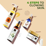 Buy Good Vibes Ultimate Glow Combo Kit (Papaya Face Wash (120 ml), Rosehip Serum (10 ml), Green Tea Toner (120 ml), Coconut Cream (50 gm) with free pouch - Purplle