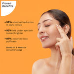 Buy Pilgrim 4% Vitamin C Brightening Under Eye Cream - Pack of 2 (15ml * 2) - Purplle
