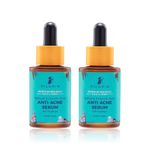 Buy Pilgrim Anti Acne Serum Pack of 2 (30ml*2) - Purplle