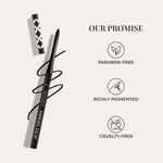 Buy Just Herbs Retractable 2 In 1 Herbal Eyeliner + Kajal With Almond Oil & Vitamin E, 11 Hour Stay, Sin gmlestroke, Smud gmeproof & Fadeproof - Black 0.3 gm - Purplle