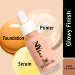 Buy NY Bae Bestsellers Kit | Medium Skin | Strobe Cream -Pink Topaz (12 gm)| Glowy Serum Foundation (30 ml)| Lip Crayon - Nude pink and brown shades(6.5 gm) | Black Kajal(0.30 gm) | Volume Mascara (8 ml)| Highligher | Everyday Glowy Makeup - Purplle