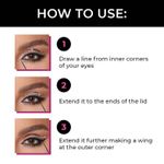 Buy Mattlook Line Express Ultimate Precision waterproof Smudge Proof Eyeliner, Jet Black 6 ml - Purplle
